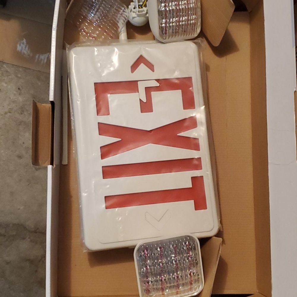 LED Emergency Exit Sign - Picture 2 of 4